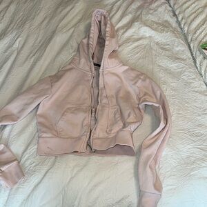 BRANDY MELVILLE pink cropped jacket